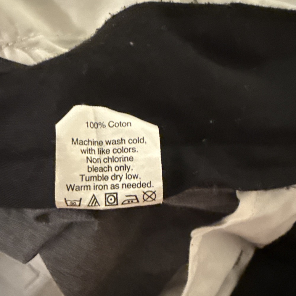 J. Crew Men's Bedford Pants Gray 35x32 (Act 36x30.5) Straight Leg 100% Cotton‎ - Picture 9 of 9